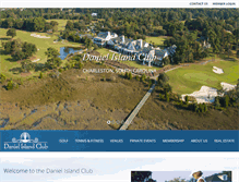 Tablet Screenshot of danielislandclub.com